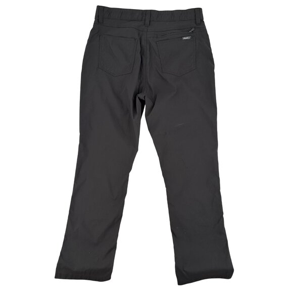 Eddie Bauer Mens Dark Gray Active Nylon/Spandex Pants Pockets Size 36 - Picture 4 of 11